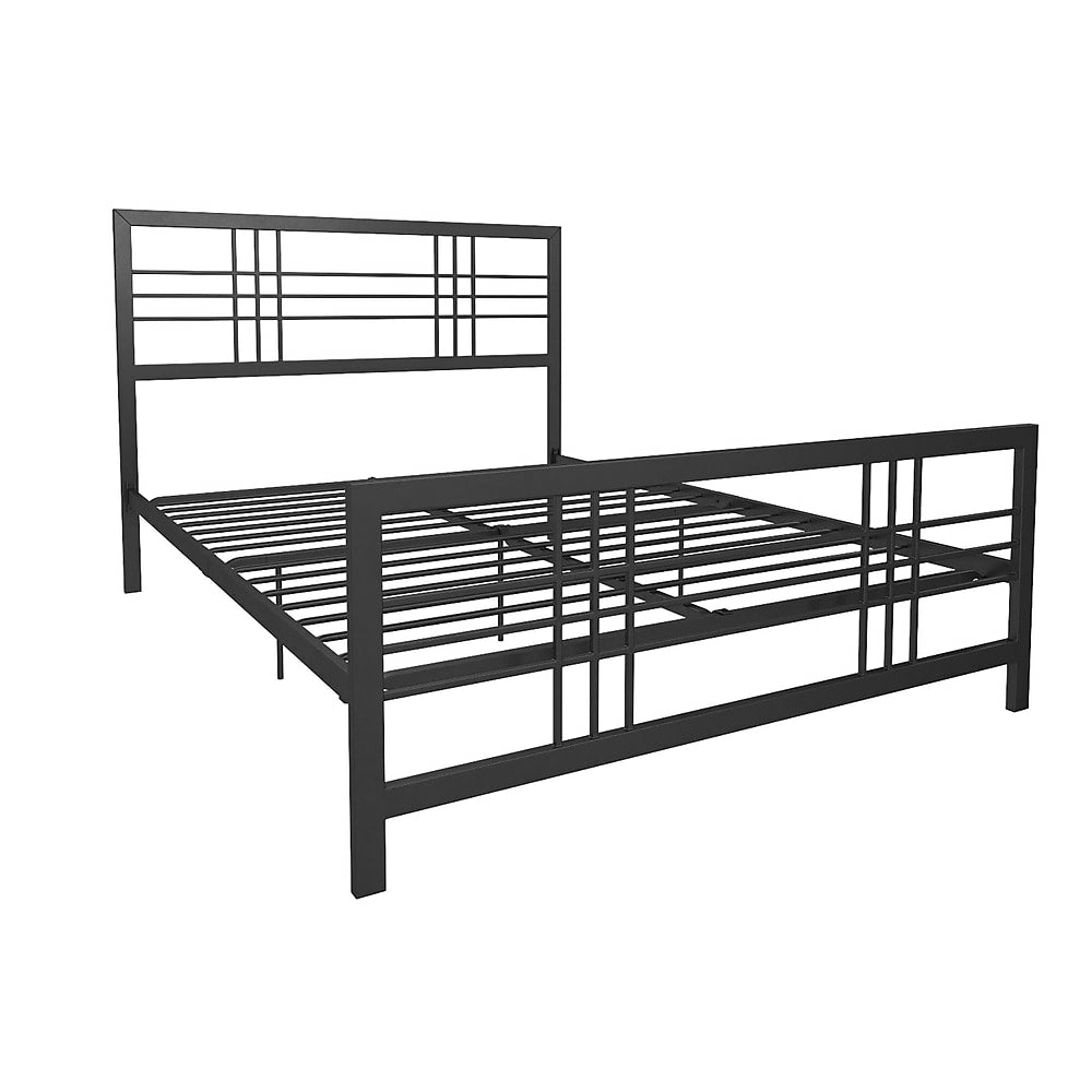 Image of DHP Burbank Metal Bed - Black- Queen