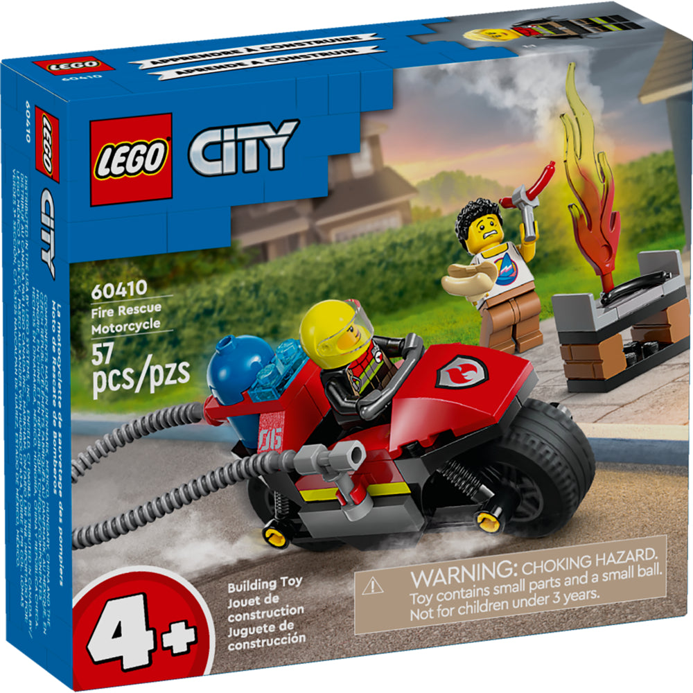 Image of LEGO City Fire Rescue Motorcycle - 57 Pieces