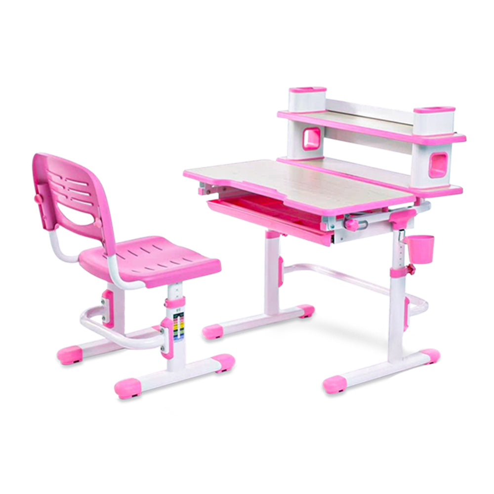 Image of United Canada Einstein - Adjustable Kids Desk & Chair - Pink