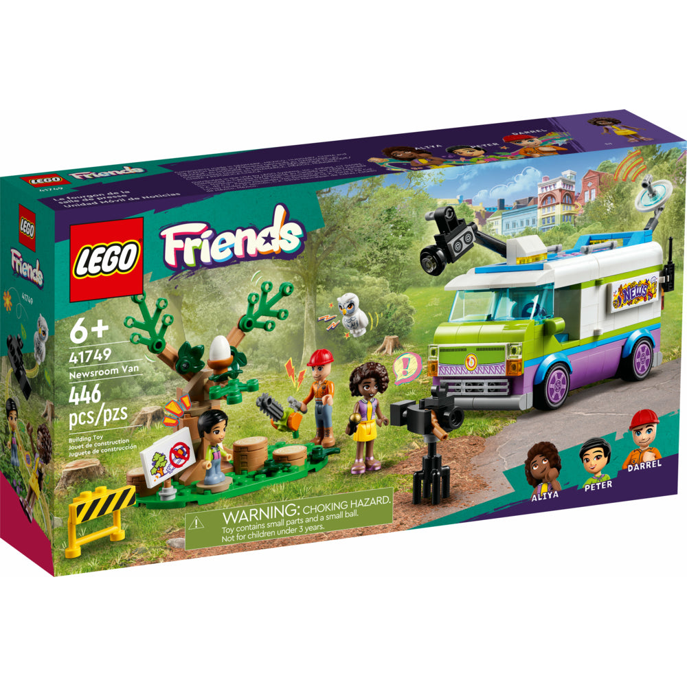 Image of LEGO Friends Newsroom Van Playset - 446 Pieces