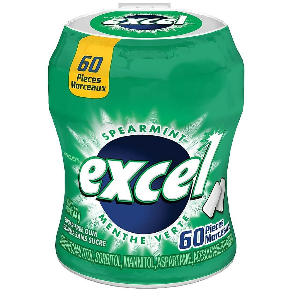 Image of Excel Spearmint Sugar-Free Chewing Gum - 60 Pack