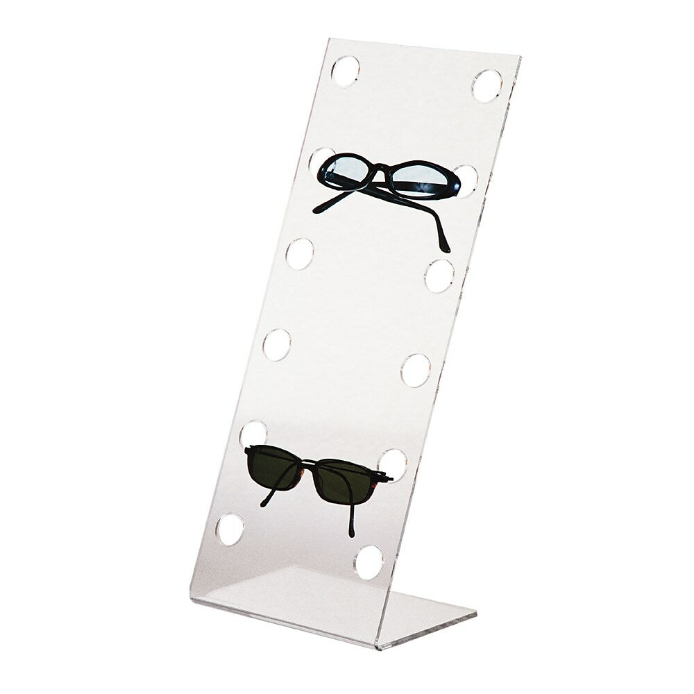 Image of Eddie's Hang-Up Display Ltd. Countertop Eyewear / Sunglass Display - Clear - 17"H x 7"W - 2 Pack