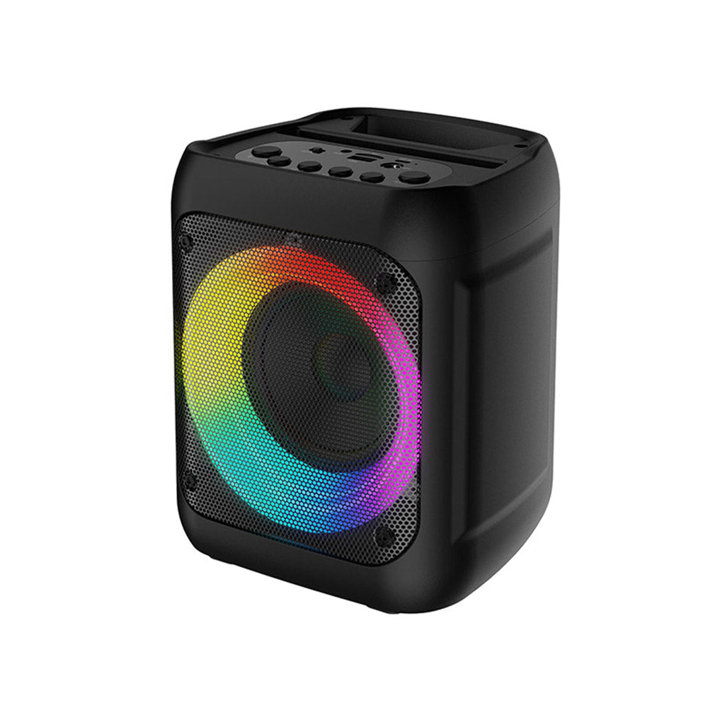 Image of Havit Wireless 4" Sound Box Bluetooth Speakers - Outdoor Bright RGB Lighting - Black