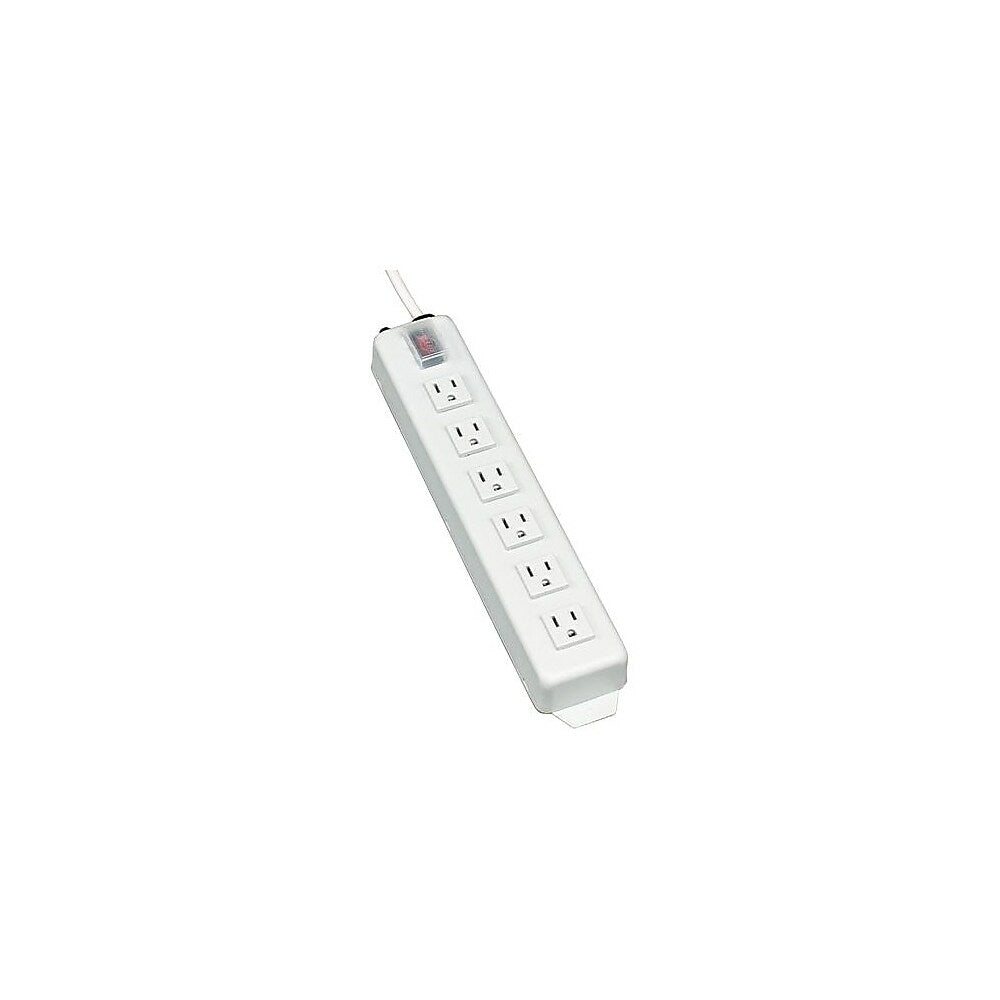Image of Tripp Lite TLM615NC 6-Outlet Power Strip 15' Cord Gray