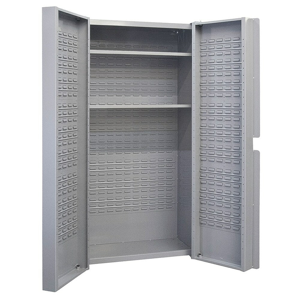 Image of KLETON Deep Door Combination Cabinets, 2 shelves, Grey