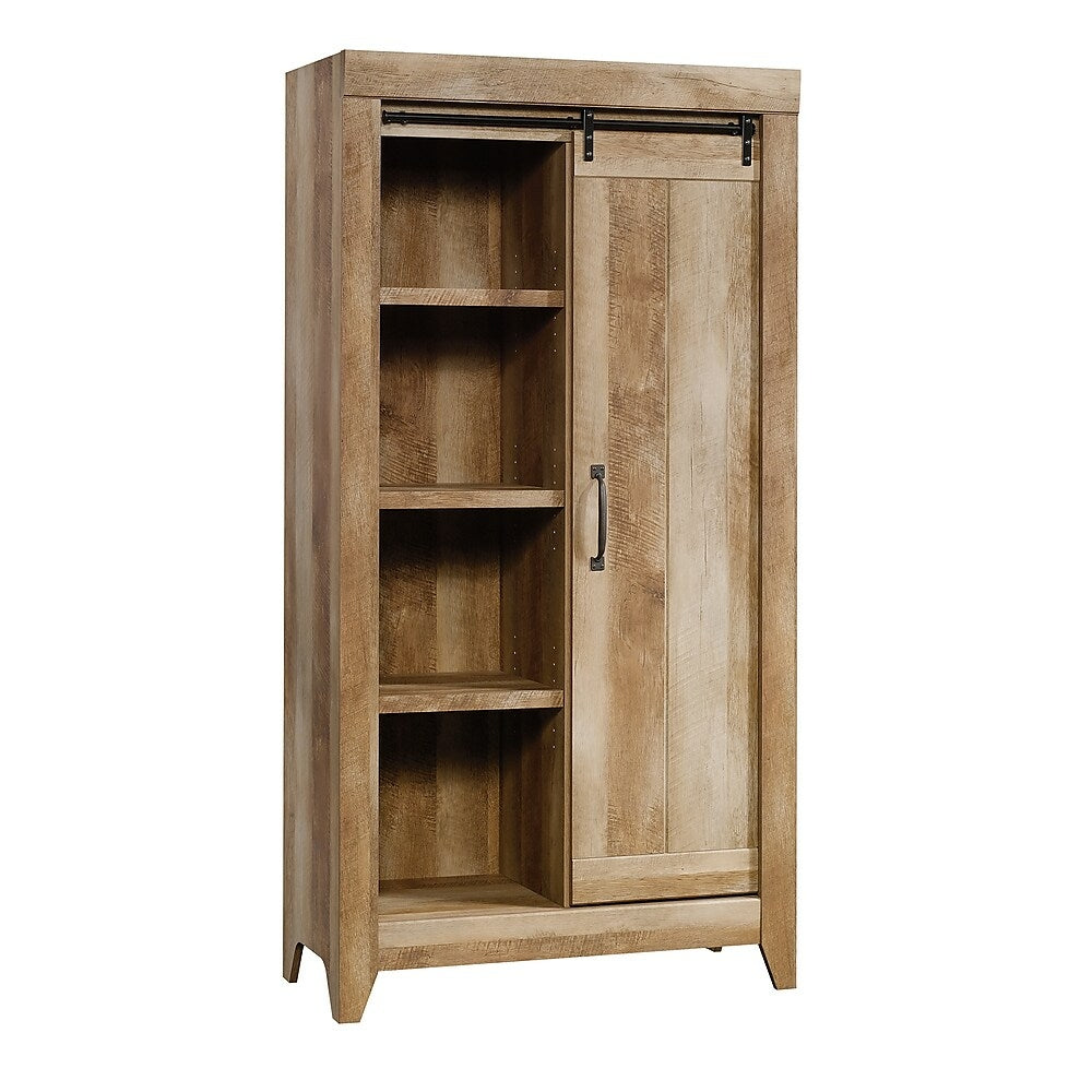 Image of Sauder 422474 Adept Storage Storage Cabinet, Craftsman Oak, Brown