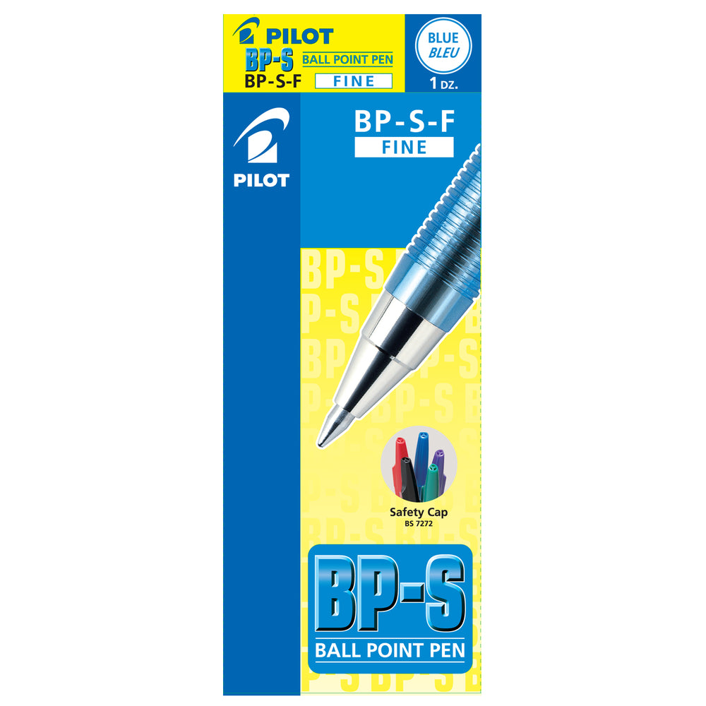 Image of Pilot Better Ballpoint Pens, Fine, Blue, 12 Pack