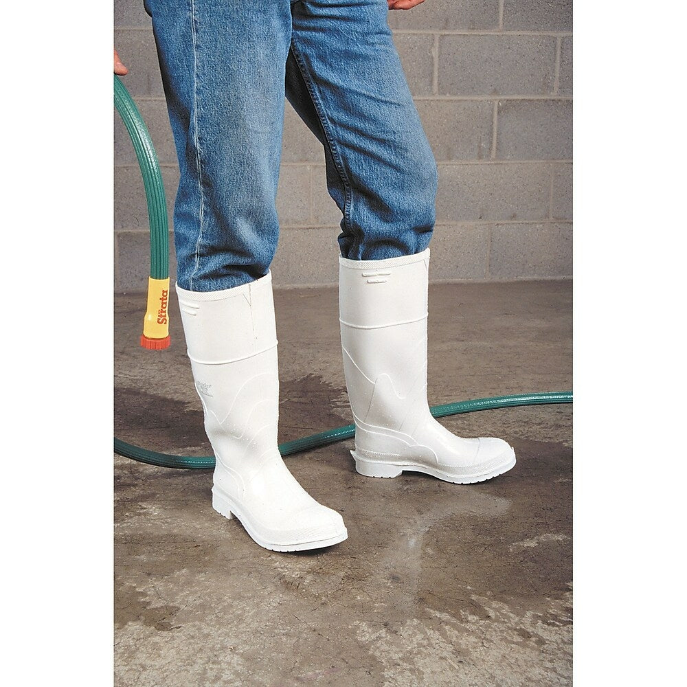 Image of Onguard Industries White Boots, Pvc, Steel Toe, Size 9, Puncture Resistant Sole - 2 Pack, 9-puncture-resistant-sole-2-pack