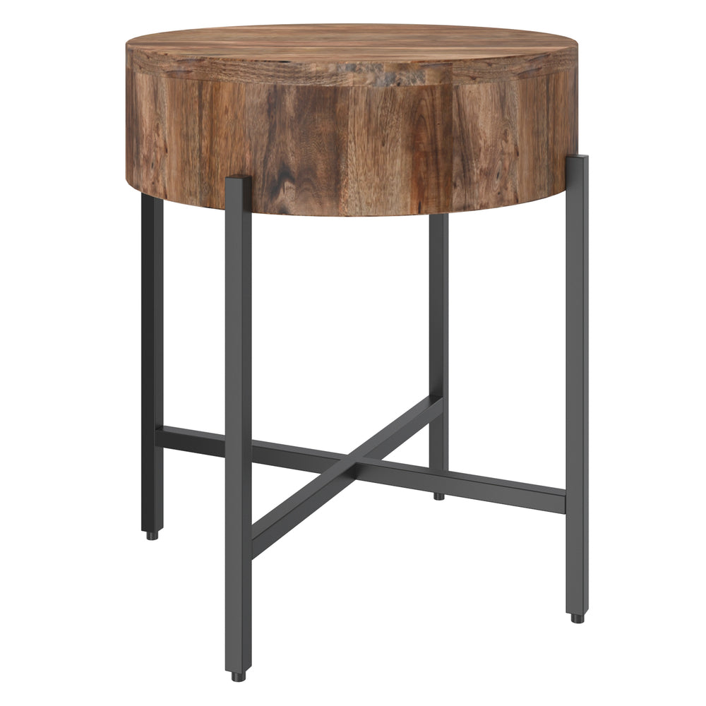 Image of nspire Contemporary Solid Wood Accent Table - Natural