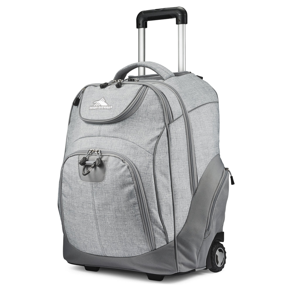 Image of High Sierra Powerglide Rolling Backpack - Silver Heather, Grey