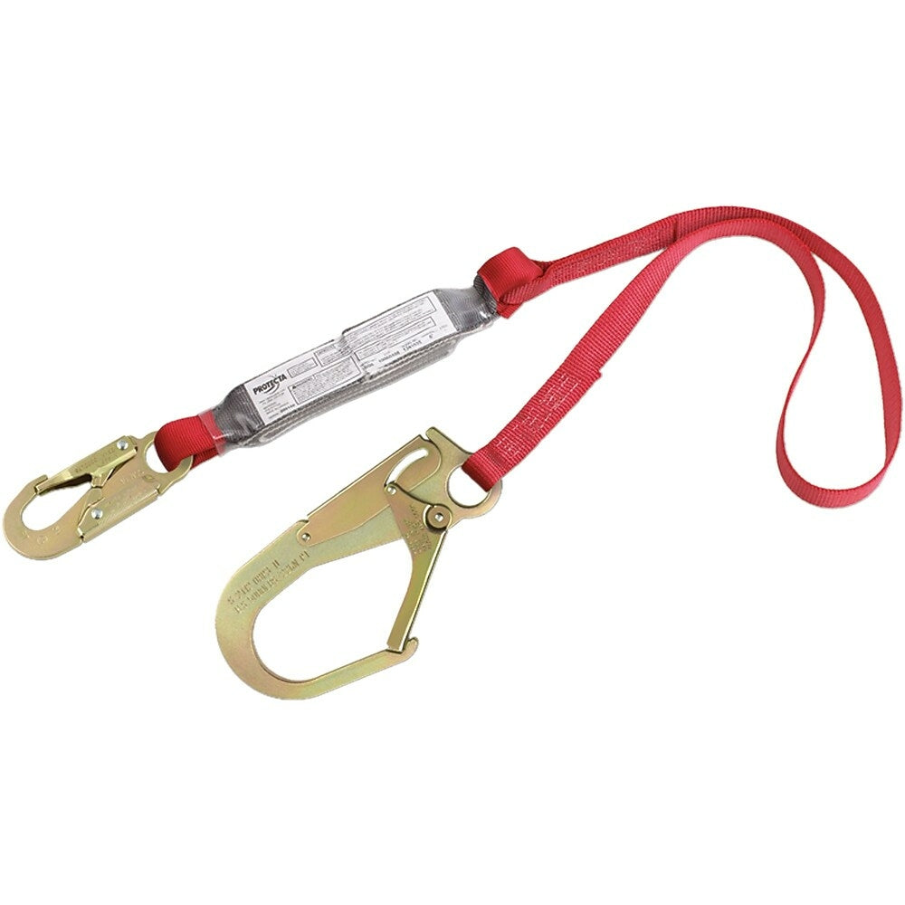 Image of Protecta Pro Pack Shock Absorbing Lanyards, 6', Gate Hook