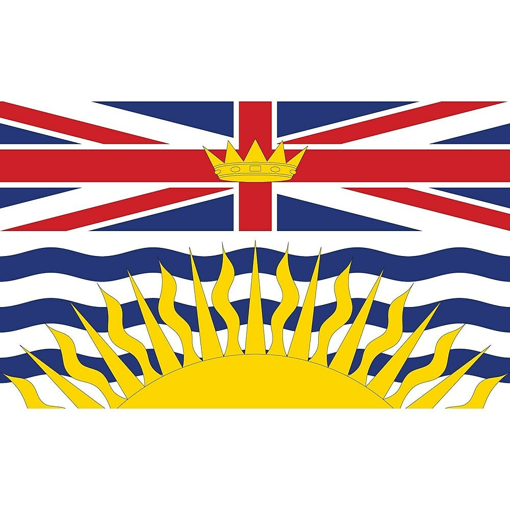 Image of Provincial Flag, British Columbia, 36" x 60"