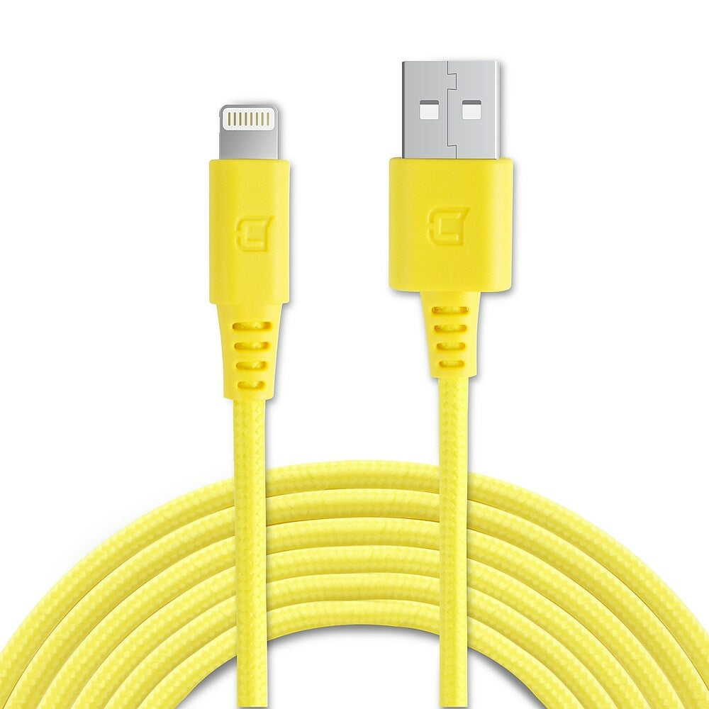 Image of Caseco Braided Lightning Cable - 2 Meter, Yellow