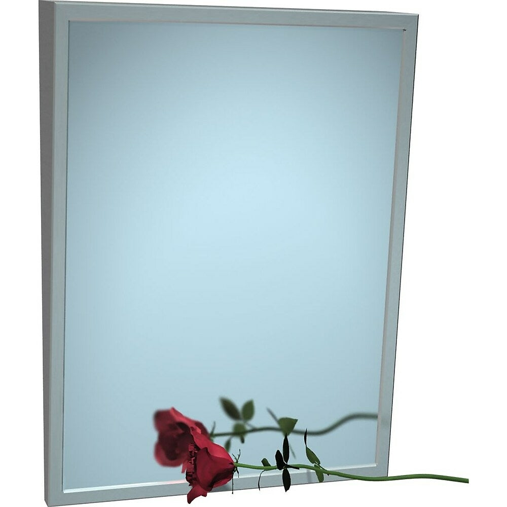 Image of ASI Fixed Tilt Mirror, 24" x 36", Grey