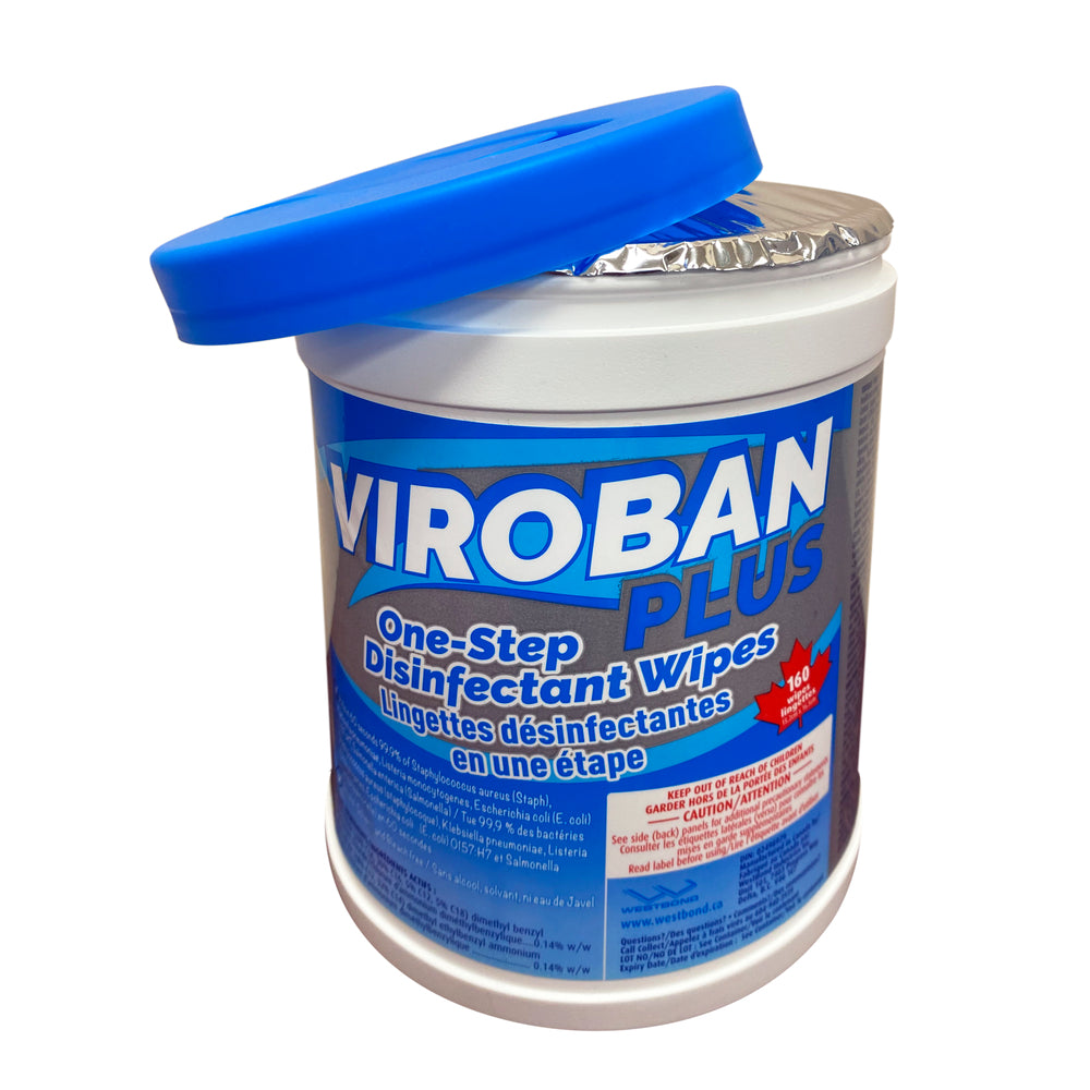 Image of Viroban Plus Disinfectant Wipes - 160 Wipes