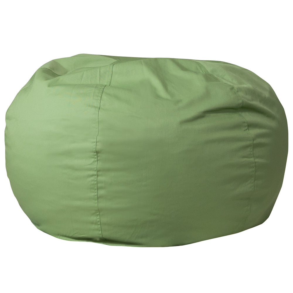 Image of Flash Furniture Oversized Solid Green Bean Bag Chair