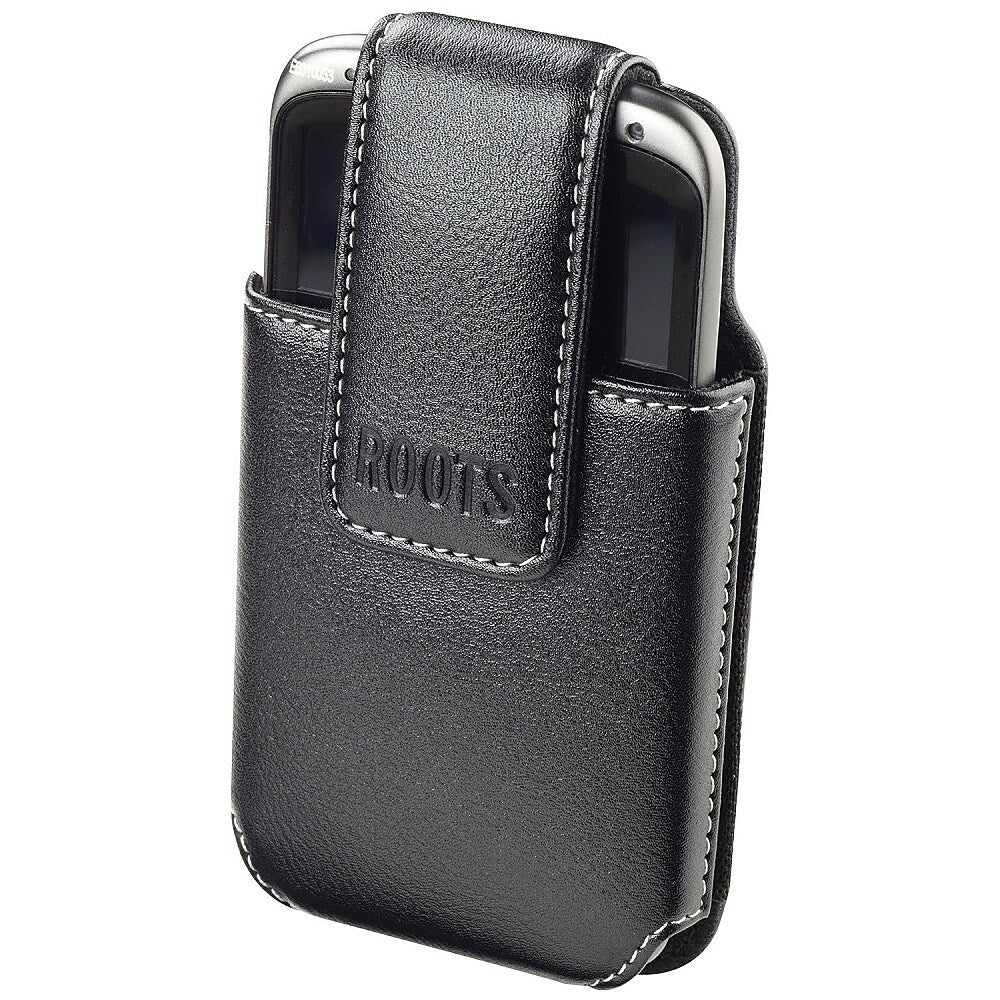 Image of Roots Universal Leather Holster Case for XL Smartphone - Black