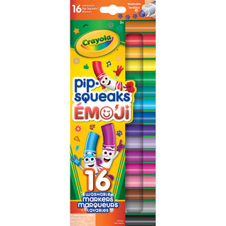 Crayola Washable Pip-Squeaks Skinnies Markers 16-Count per Pack (1-Pack)