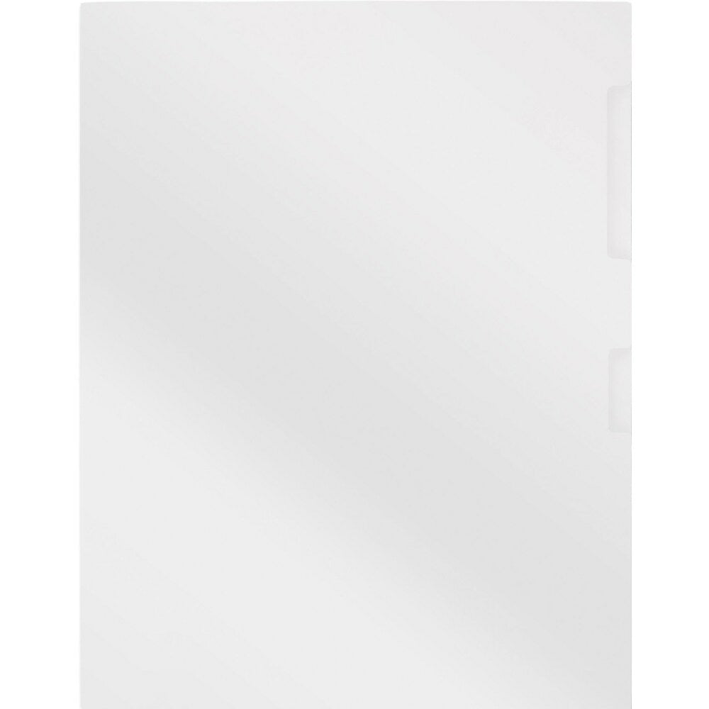 Image of Winnable Poly Folder, 50 Sheet Capacity, Clear