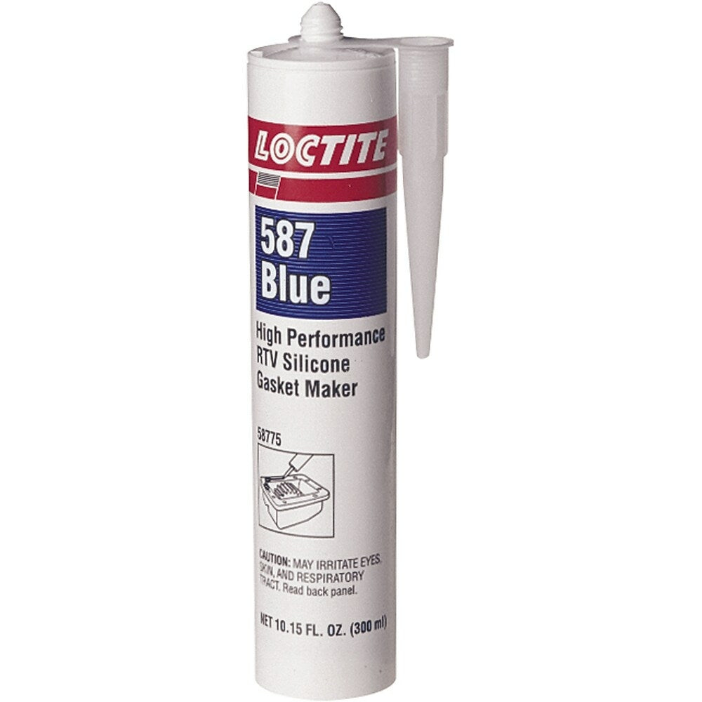 Image of Loctite 587 High Performance Rtv Silicone Gasket Maker, Cartridge, 478 G., Blue - 3 Pack
