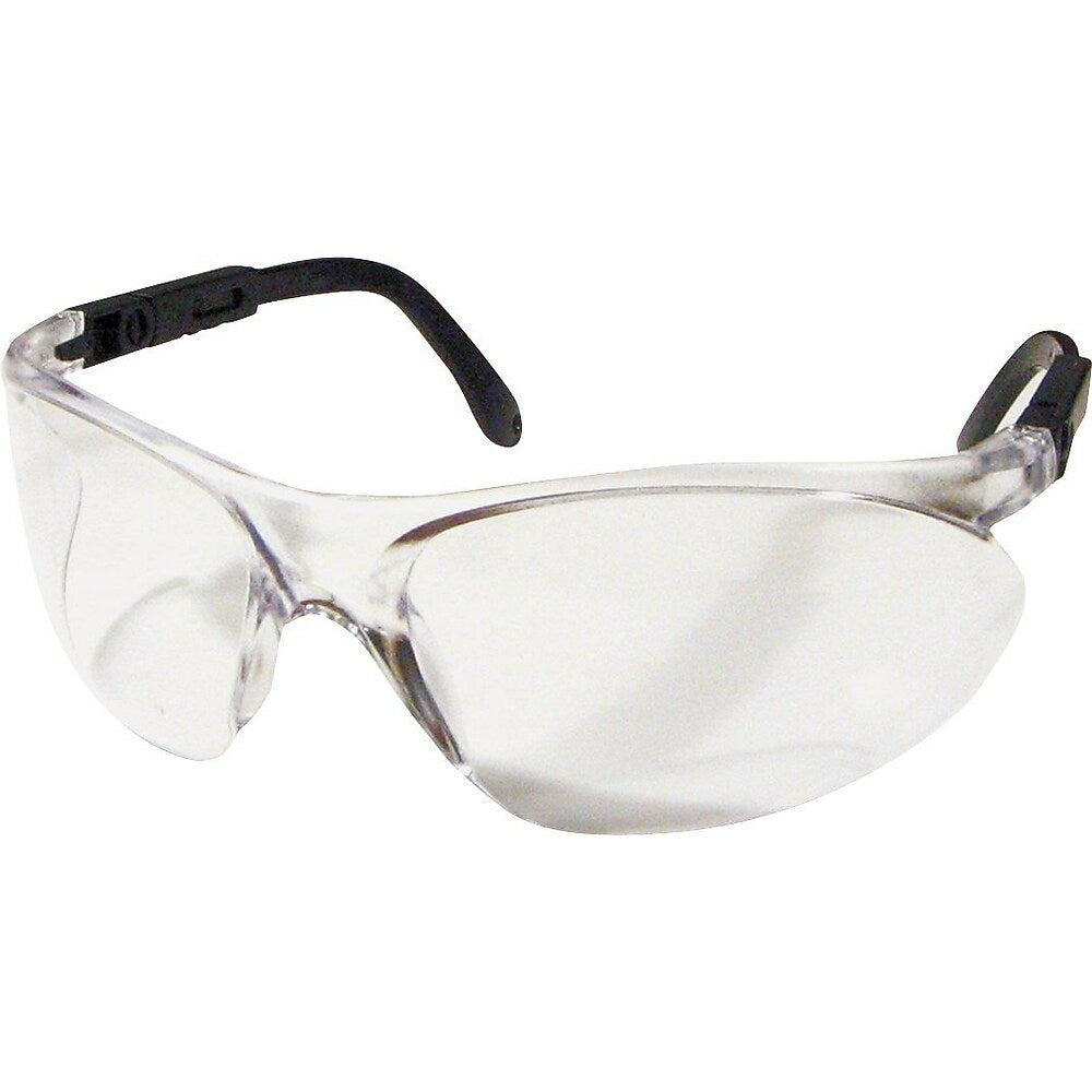 Image of CNC Safety Glasses Series Eyewear with Ratchet and Adjustable Temples - Clear Lens - 12 Pack