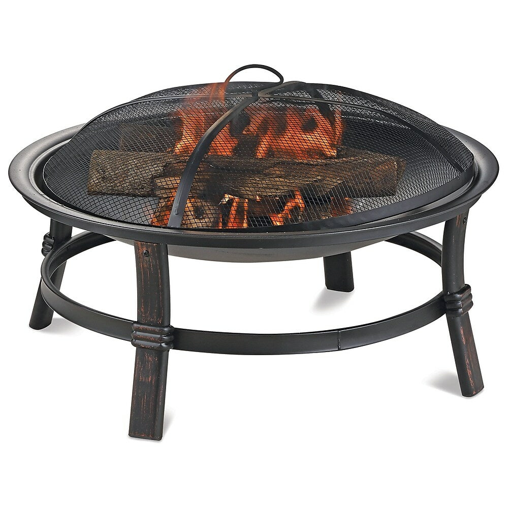 Image of Endless Summer Outdoor Fire Bowl Black/Steel (WAD15121MT)