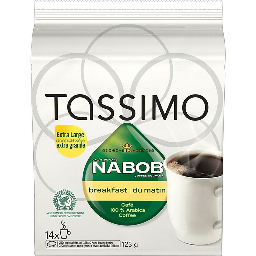 Image of Tassimo Nabob Breakfast Blend Coffee T-Discs - 14 Pack