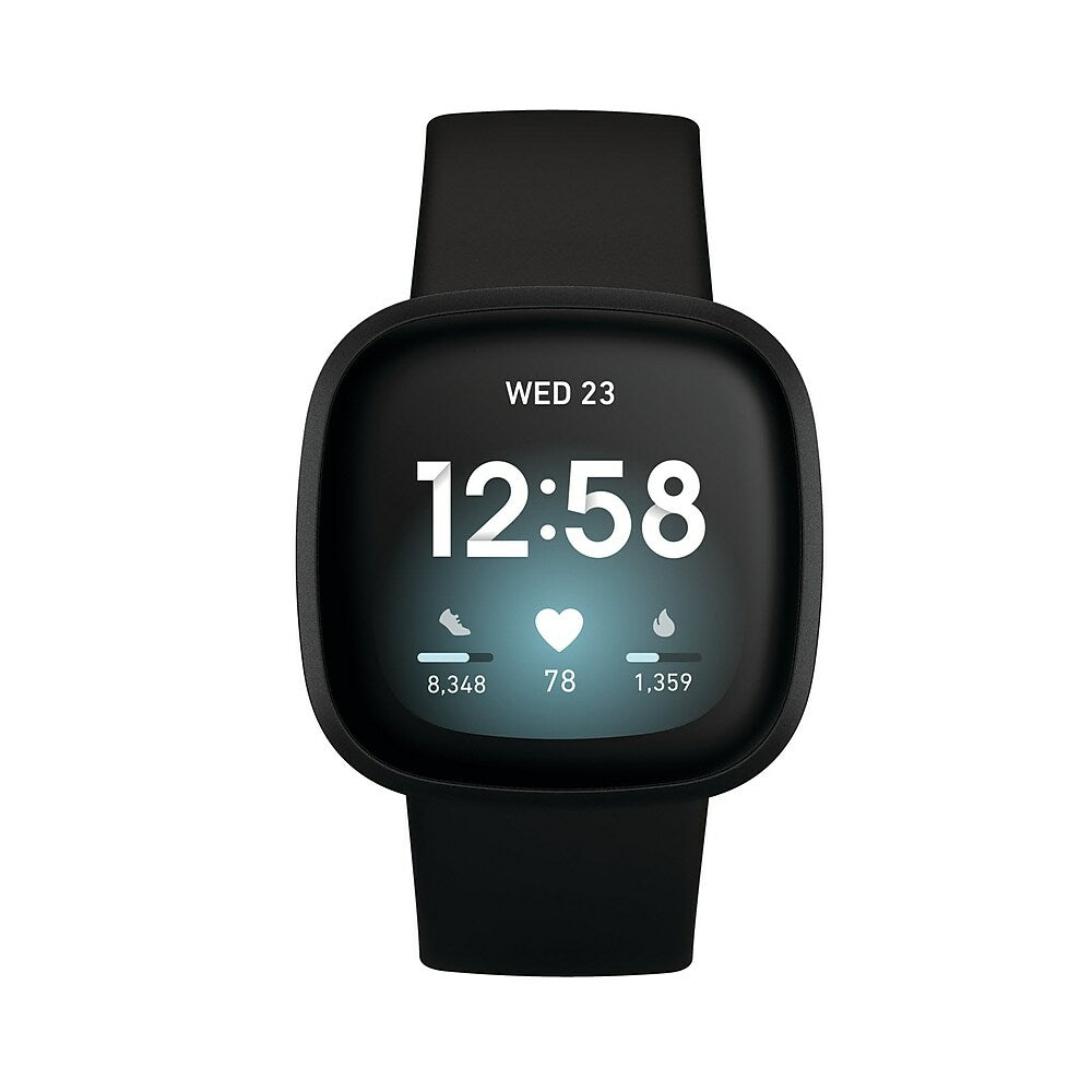 Fitbit Versa 3 Smart Watch - Black 