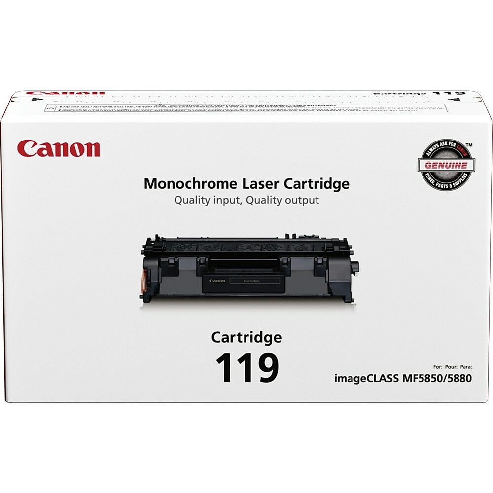 Image of Canon 119 Black Toner Cartridge (3479B001)