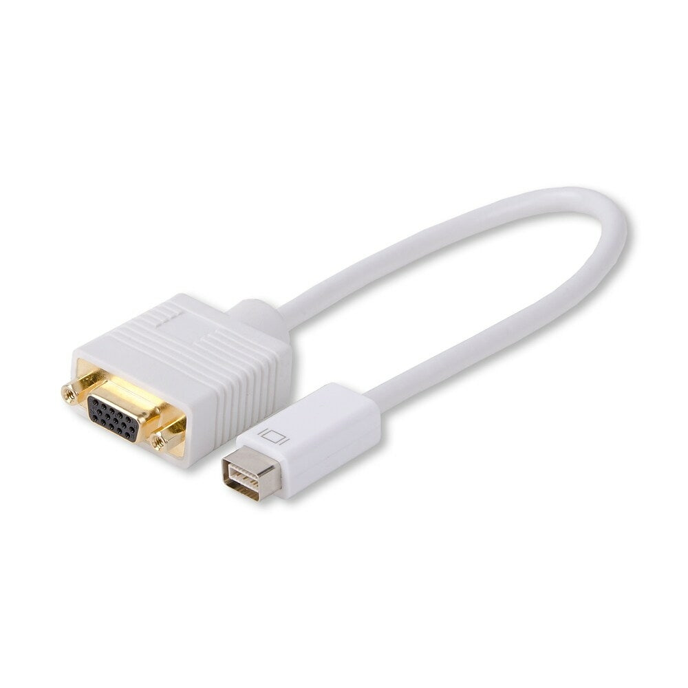 Image of LMP Mini-DVI to VGA Adapter, White, M/F, (7801)