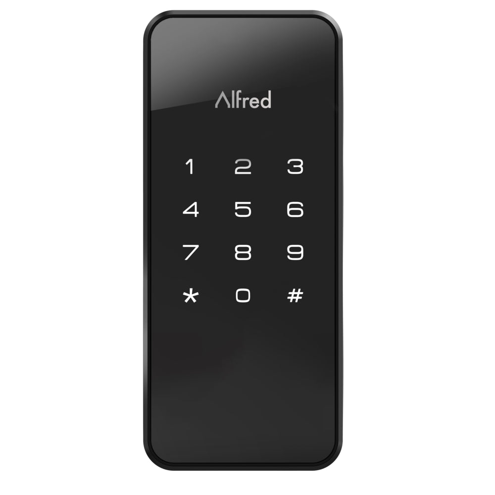 Image of Alfred DB1S Smart Deadbolt Keyless Door Lock - Black