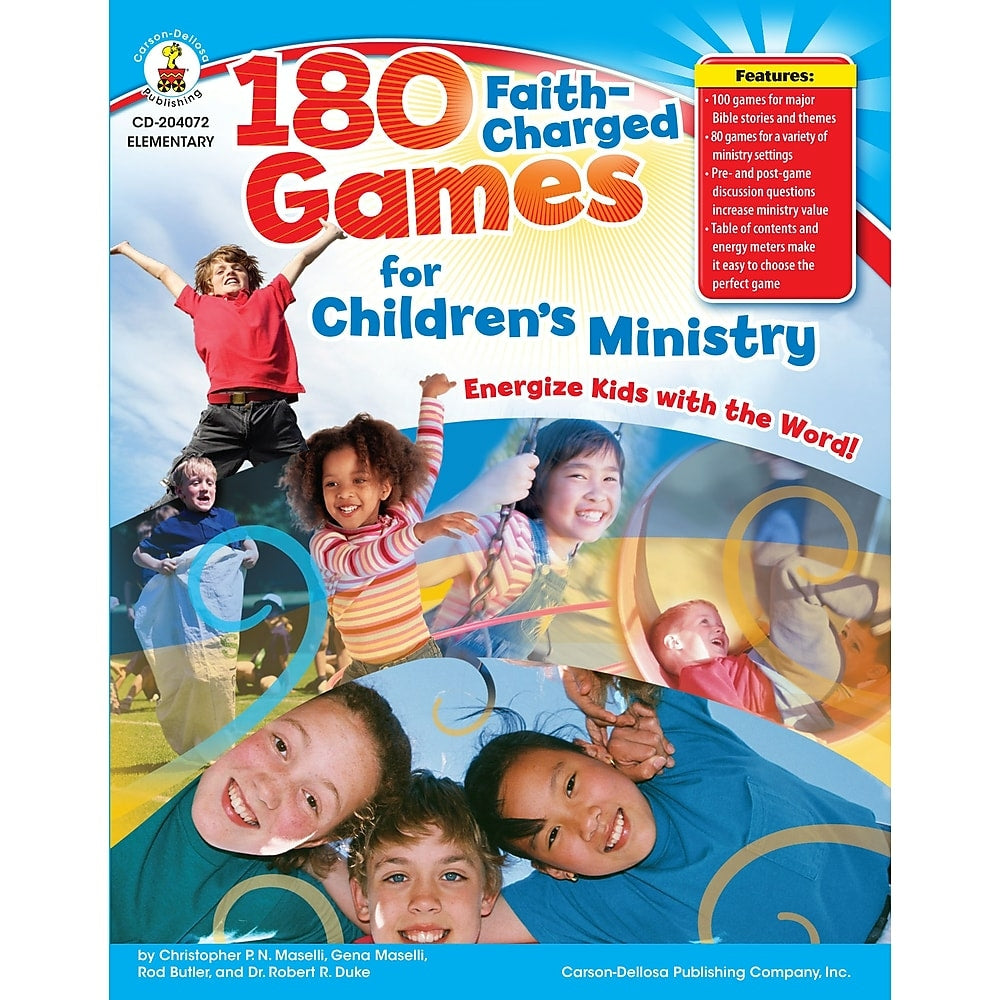 Image of eBook: Christian 204072-EB 180 Faith-Charged Games for Children's Ministry - Grade K - 5