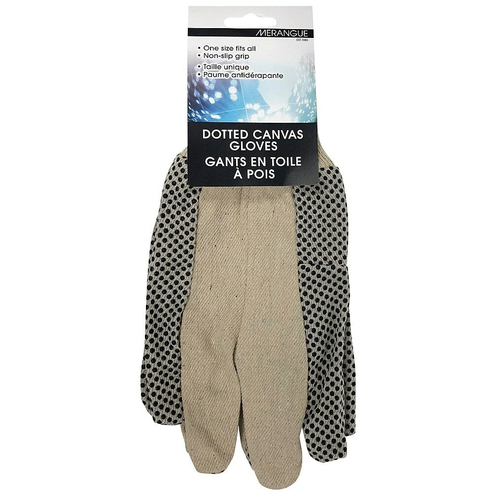 Image of Meringue Canvas Dot Gloves