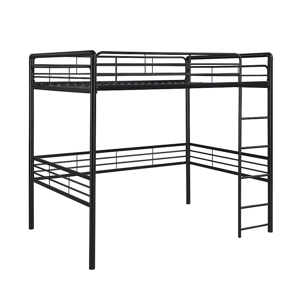 Image of DHP Full Metal Loft Bed - Black