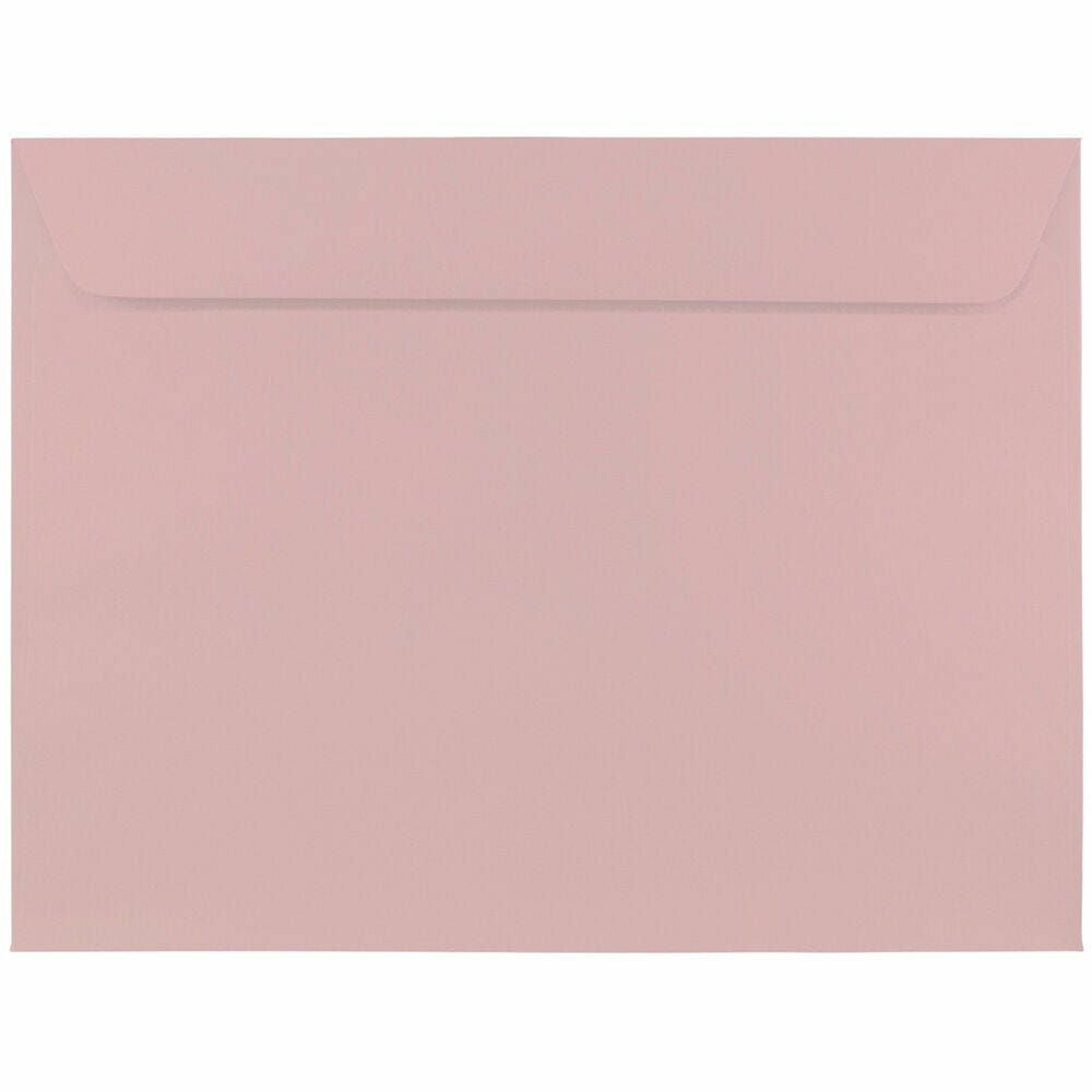 Image of JAM Paper Booklet Envelopes - 9" x 12" - Light Baby Pink - 25 Pack