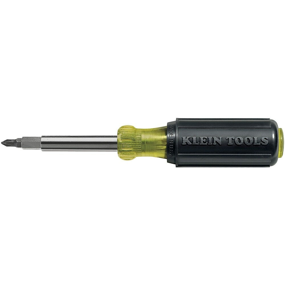 Image of Klein Tools 10-In-1 Screwdriver / Nutdriver, 7-3/4" L, Cushion Grip Handle - 3 Pack