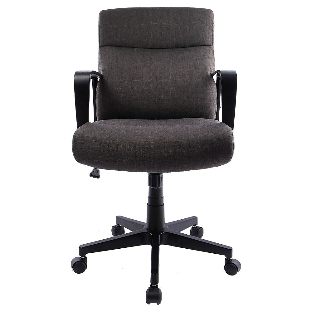 staples brookmere fabric manager chair grey  staplesca