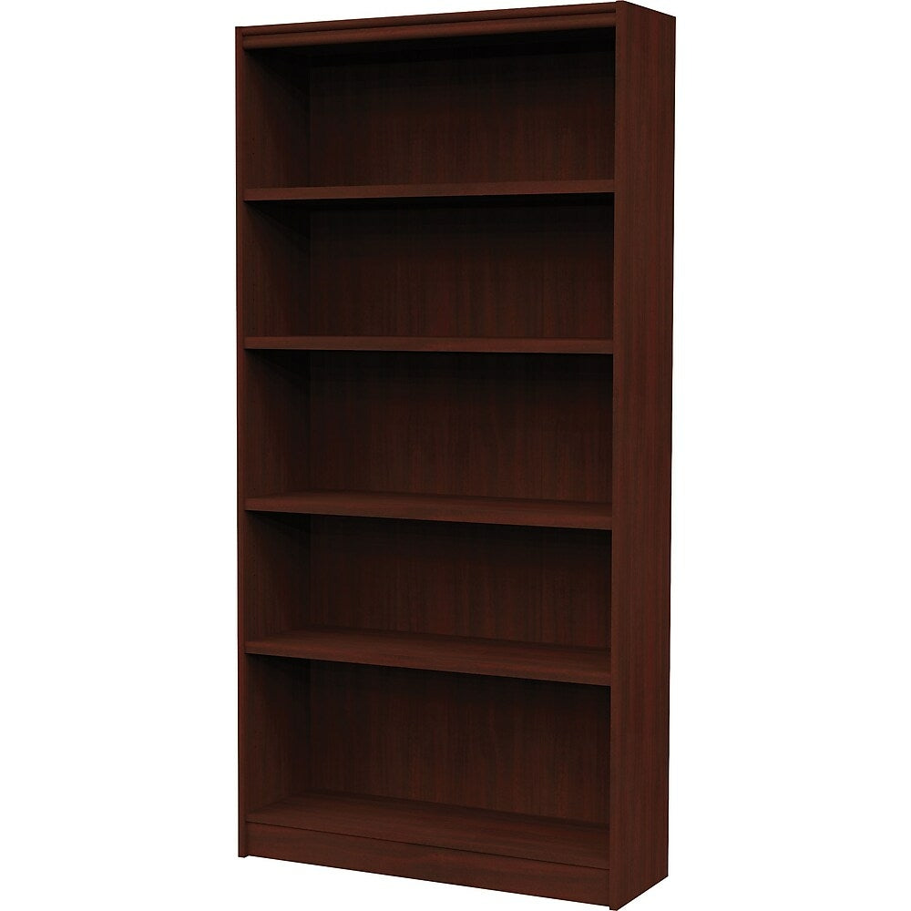 Image of Star Commercial Quality Bookcase, 72", Cayenne Cherry