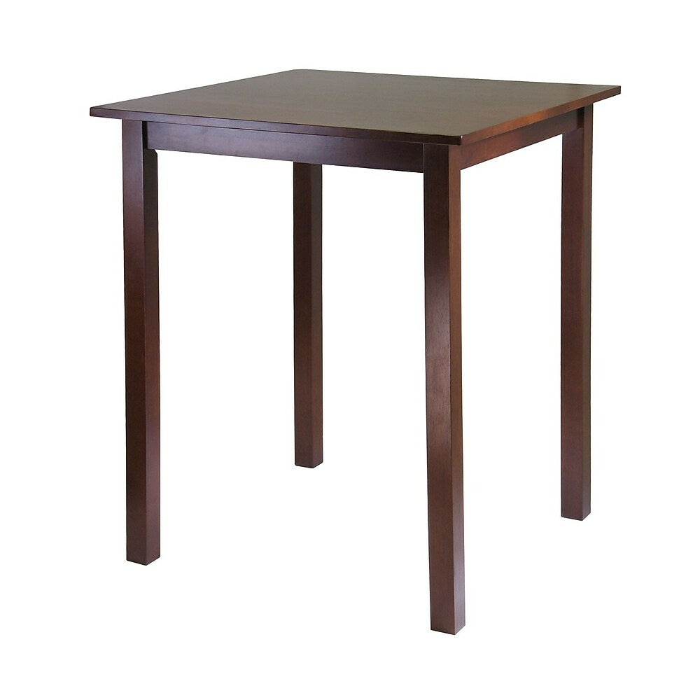 Image of Winsome Parkland High/Pub Square Table, Antique Walnut, Brown