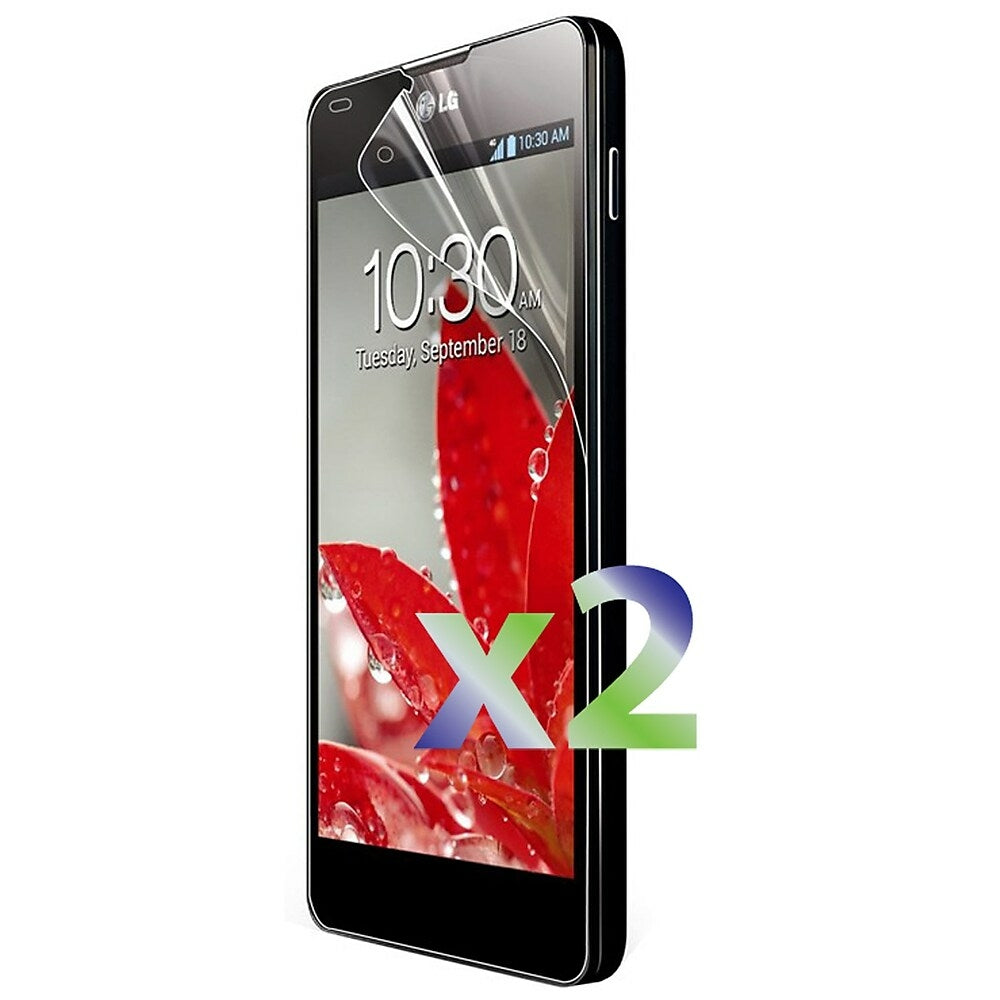 Image of Exian LG Optimus G Screen Protector, 2 Pieces, Anti Glare