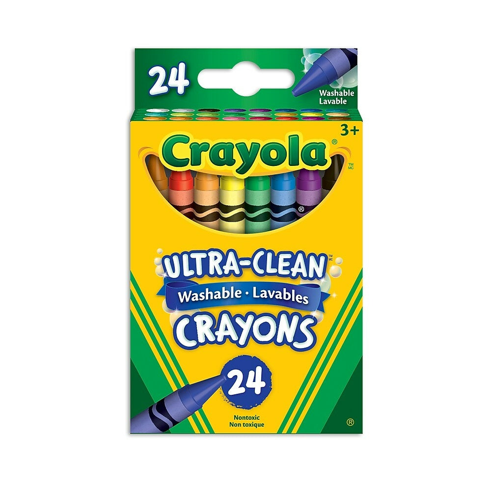 Image of Crayola Washable Crayons - 24 Pack
