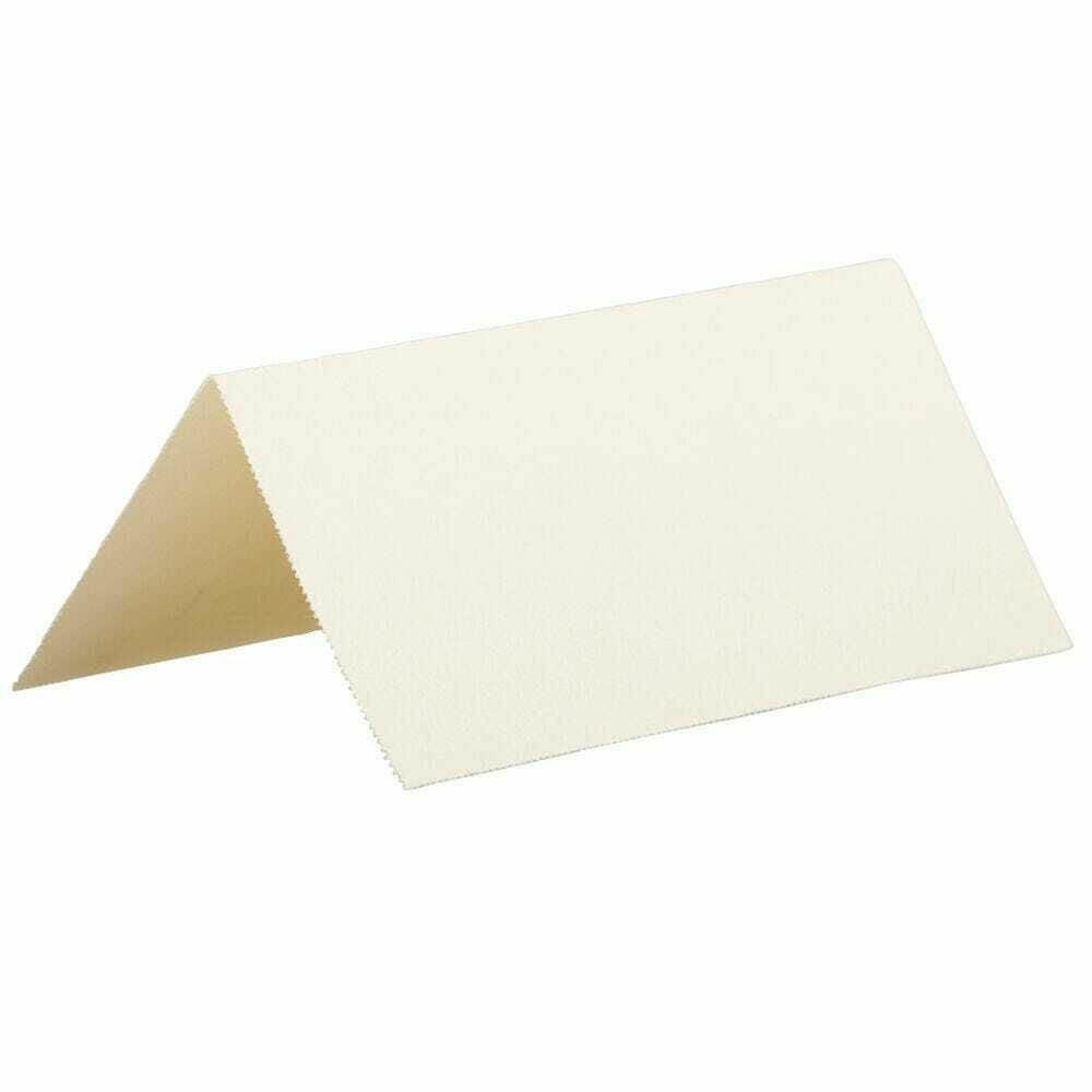 Image of JAM Paper Printable Place Cards - 3 3/4" x 1-3/4" - Ivory Placecards - 12 Pack