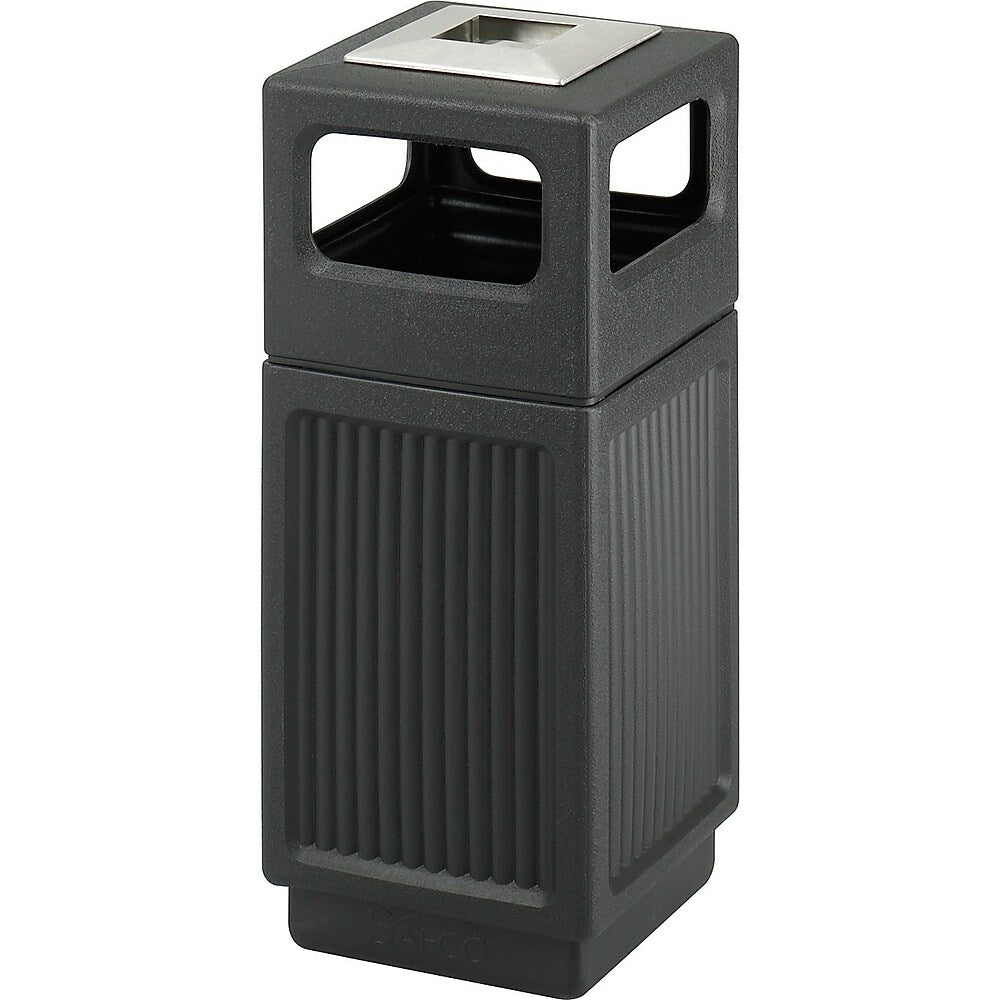 Image of Safco Canmeleon Recessed-Panel Waste Receptacle, 57L Capacity