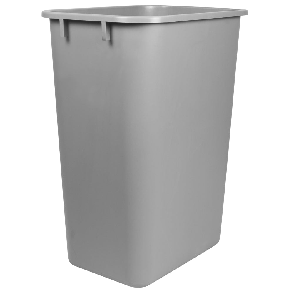 Image of Staples 38.5 L Wastebasket - Grey