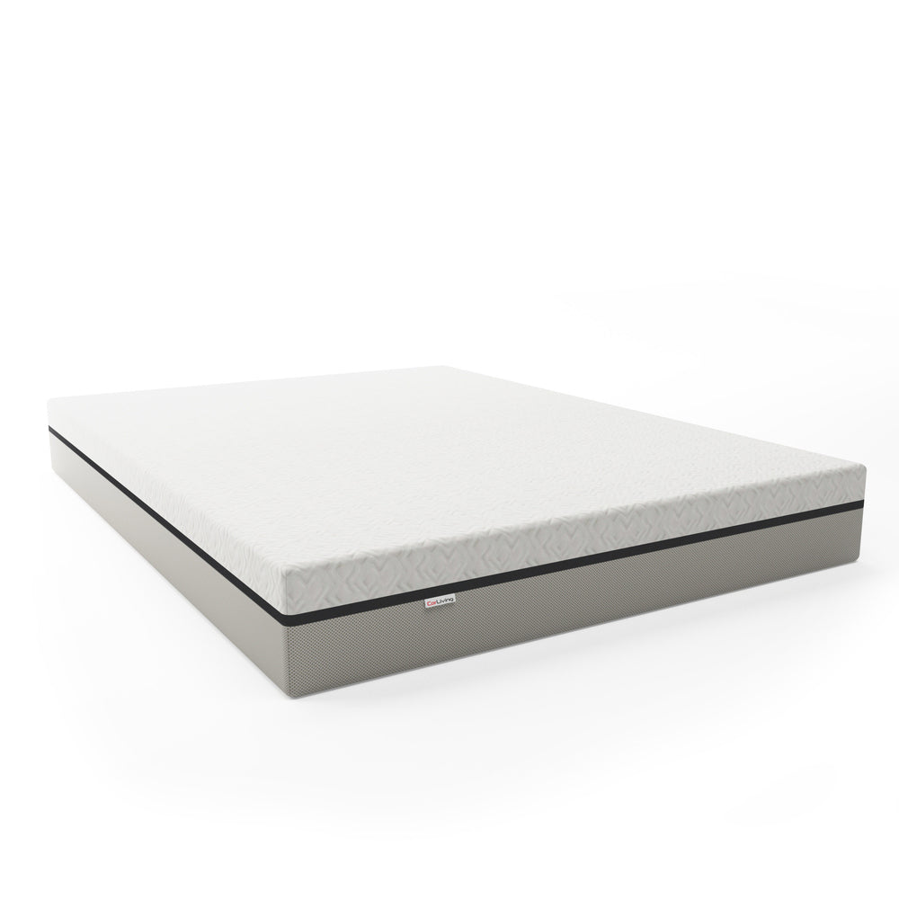 Image of CorLiving SGH-616-Q Deluxe 10" Queen Memory Foam Mattress, Grey