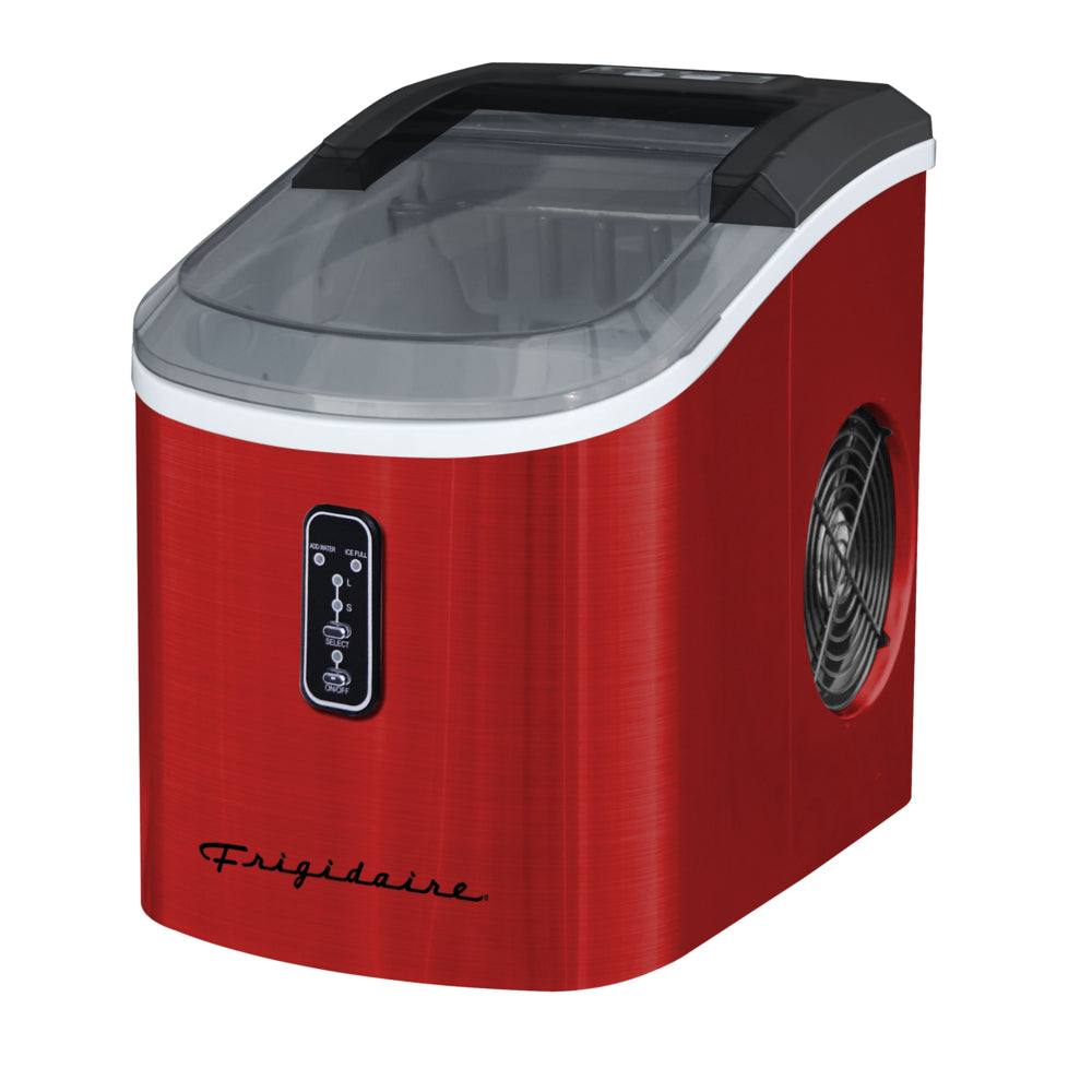 Image of Frigidaire Stainless Steel Ice Maker - Stainless Steel - Red