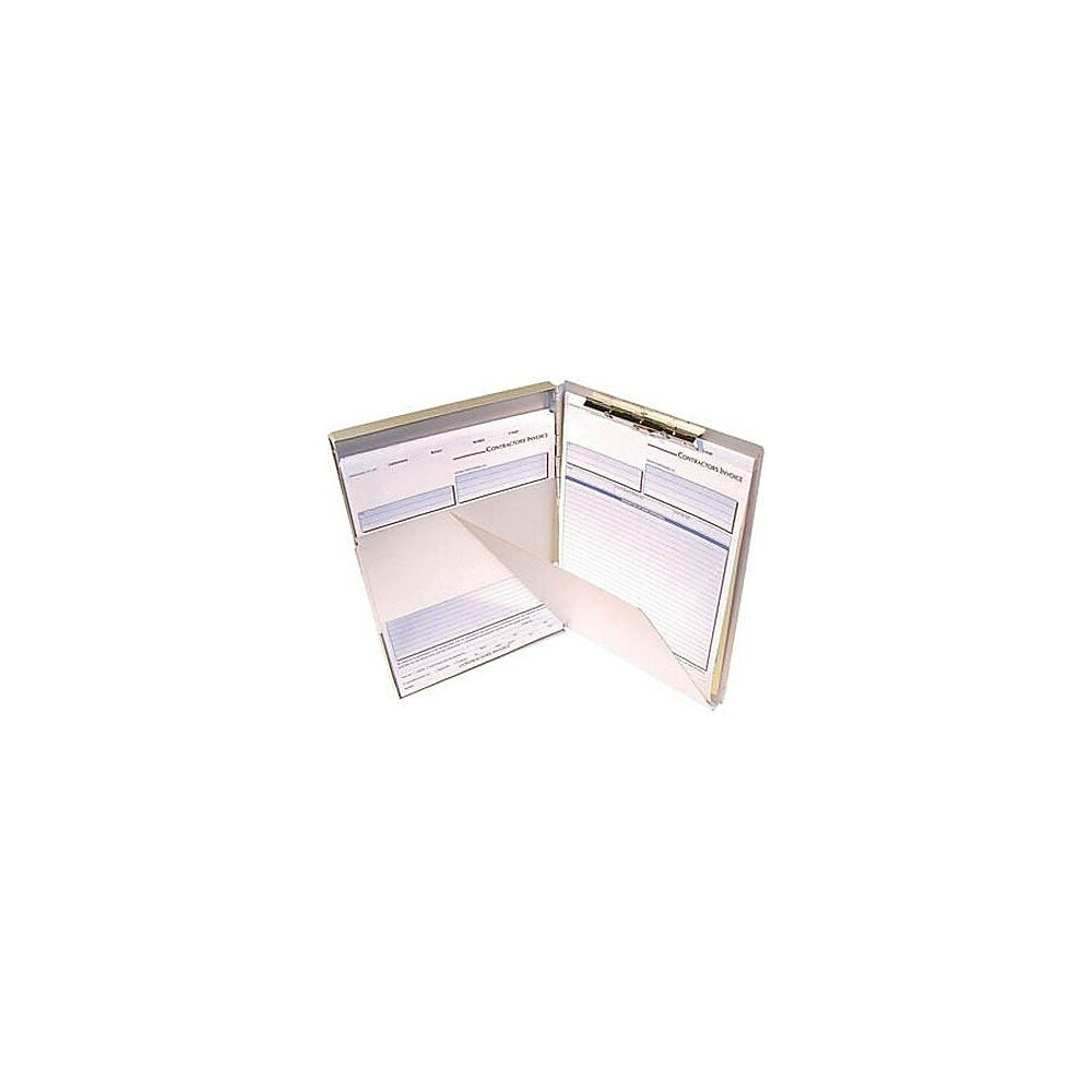 Image of Staples Aluminum Letter Size Side-Hinged Form Holder