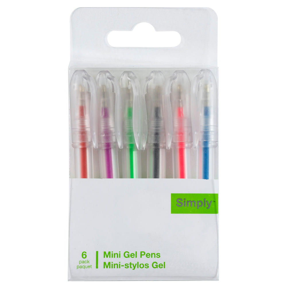 Image of Simply Mini Gel Pens - 6 Pack