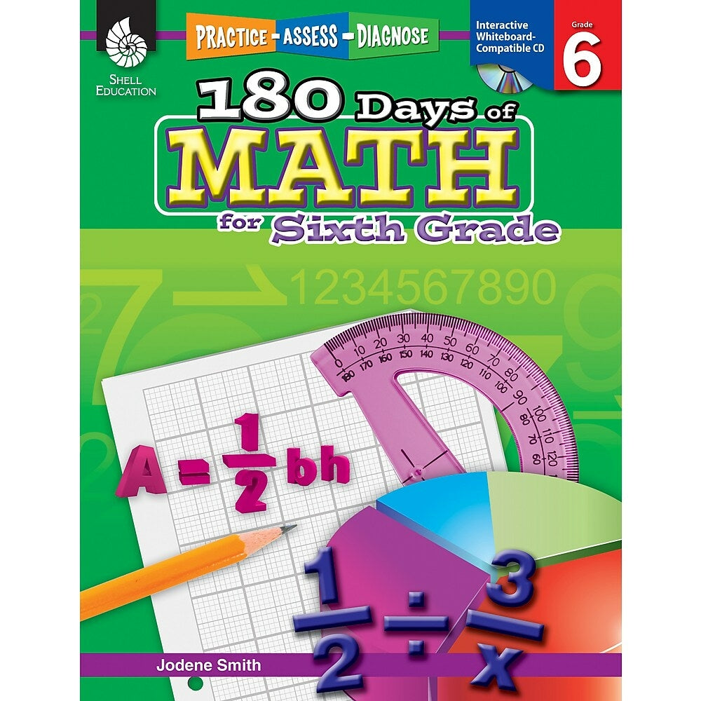 Image of Shell Education 18 Days Of Math Workbook (SEP50802) - Grade 6