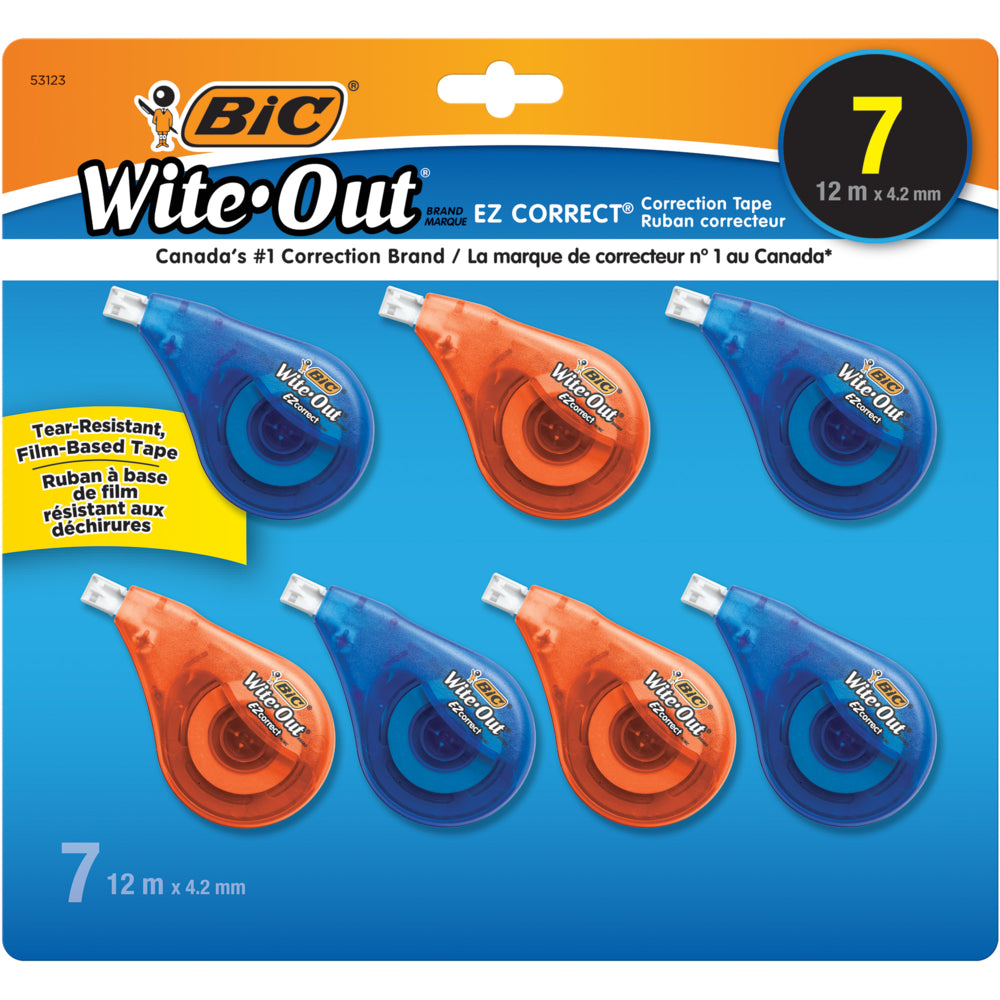 Image of BIC Wite-Out EZ Correct Correction Tape - 7 Pack